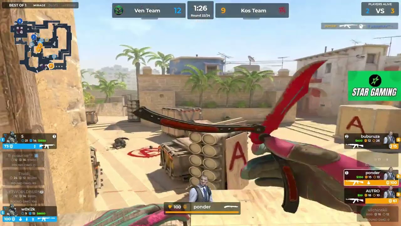 MLT League 3 season quarterfinals┆Ven Team 0:0 Kos Team┆!tg , !map , !website , !sponsors