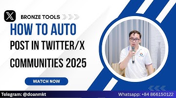 How To Auto Post In Twitter/X Communities 2025 | Twitter Bot