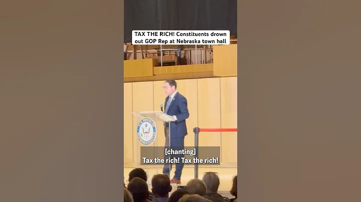 TAX THE RICH! Constituents drown out GOP Rep at Nebraska town hall