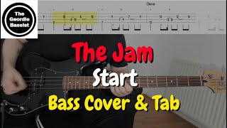 The Jam - Start - Bass cover with tabs