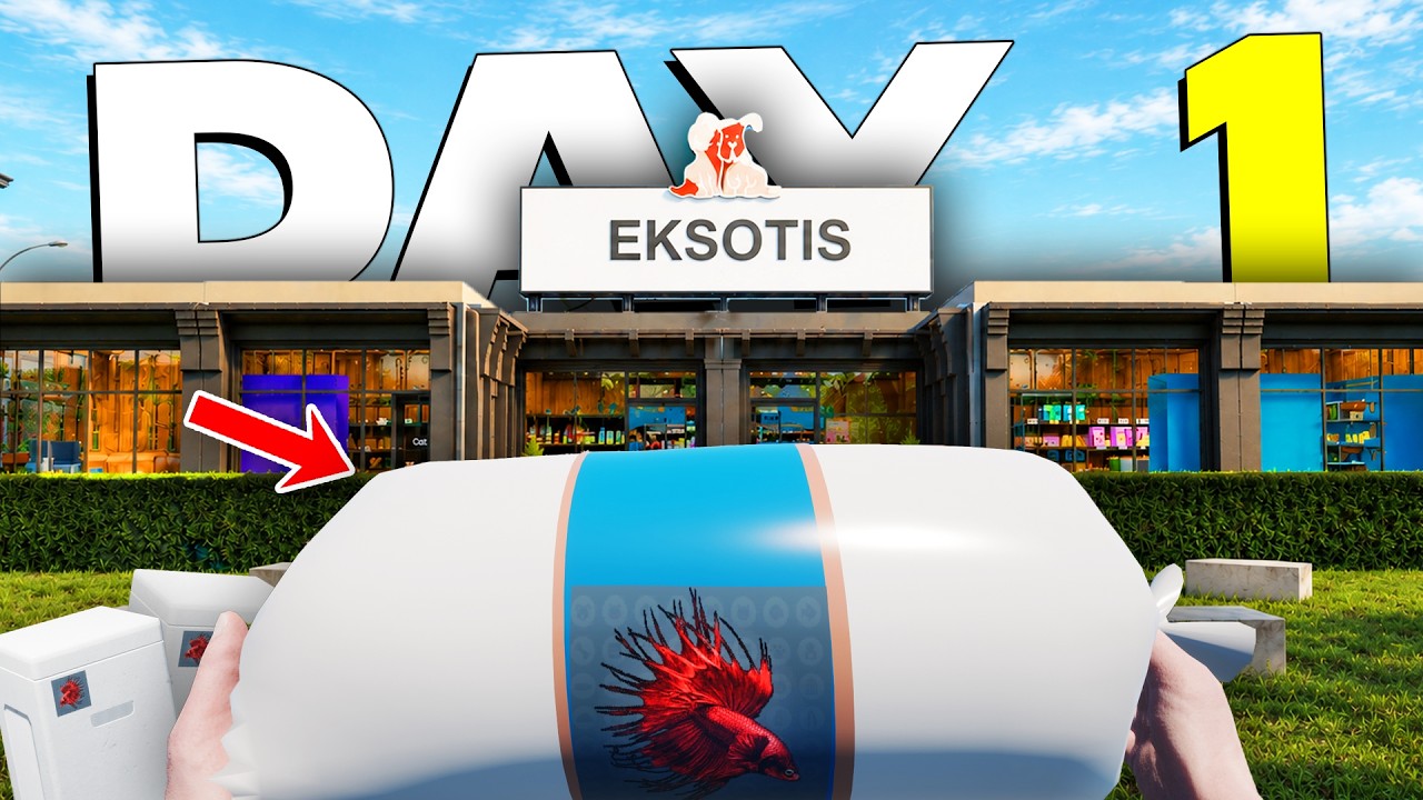 Gue Bikin Toko Hewan EKSOTIS.. Tapi Mulai Dari Jual Ikan Cupang di Exotica 2: Pet Shop Simulator