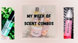 My go to Scent Combos this past week 🤤