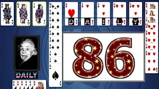 Microsoft Solitaire Collection | Spider | Medium | March 29 2016 | 86 moves!