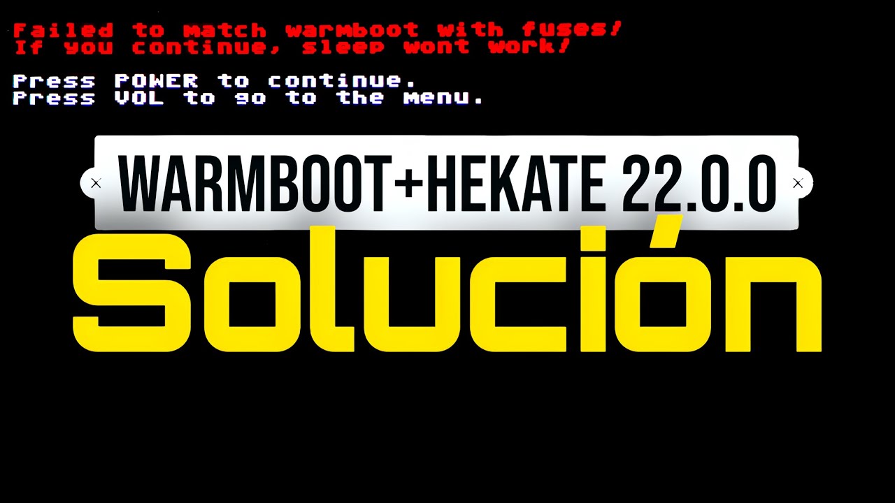 SOLUCIÓN WARMBOOT 22.0.0 + Modo Reposo en Negro - Nintendo Switch ⚠️