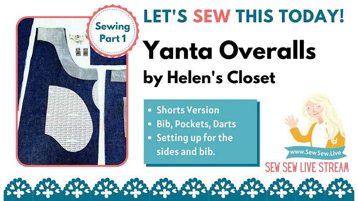 Sewing Part 1 Yanta Overalls by Helen's Closet pat...