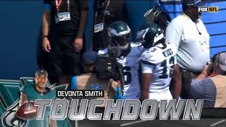 Jalen Hurts & Devonta Smith Connect For An Eagles TD - EAGLES vs TITANS - 2025-26 NFL SEASON WEEK 2