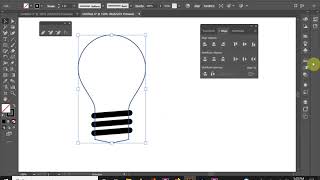Adobe Illustrator Tutorial: How to Draw a Light Bulb
