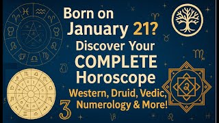 Born on January 21? Discover Your COMPLETE Horoscope – Western, Druid, Vedic, Numerology & More!