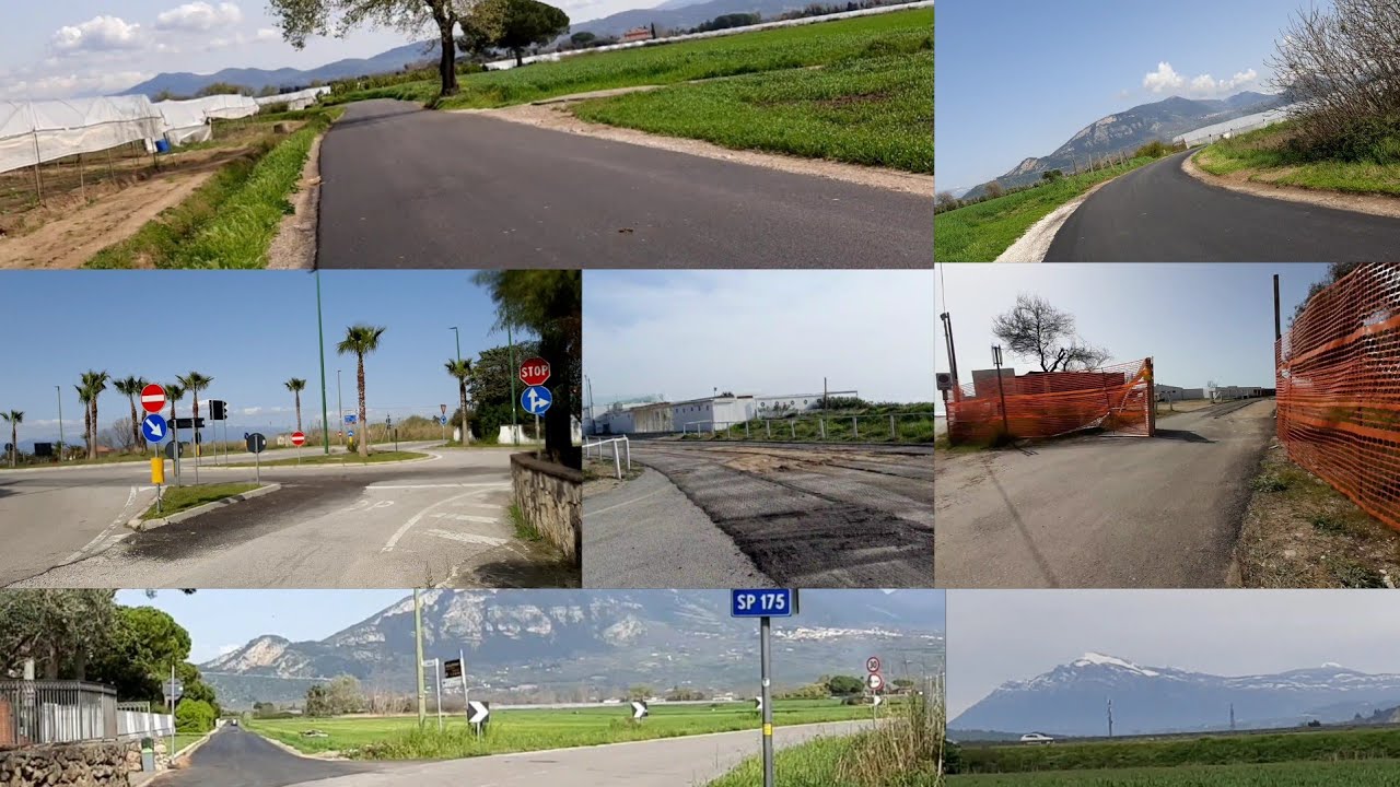 In bici alla Laura, lavori estensione Lungomare e via Foce Sele (Martedì 05/04/2022)