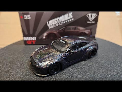 MINI GT 1/64 LB☆WORKS Nissan GT-R (R35) Magic Grey MGT00035