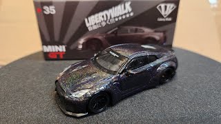 MINI GT 1/64 LB☆WORKS Nissan GT-R (R35) Magic Grey MGT00035