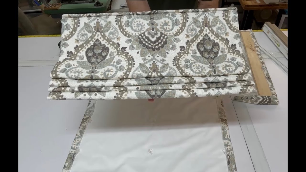 Making a faux (fake) Roman shade? Watch this first!