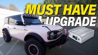 Bronco Owners NEED This Audio Upgrade | Encore Alpha Amp Install