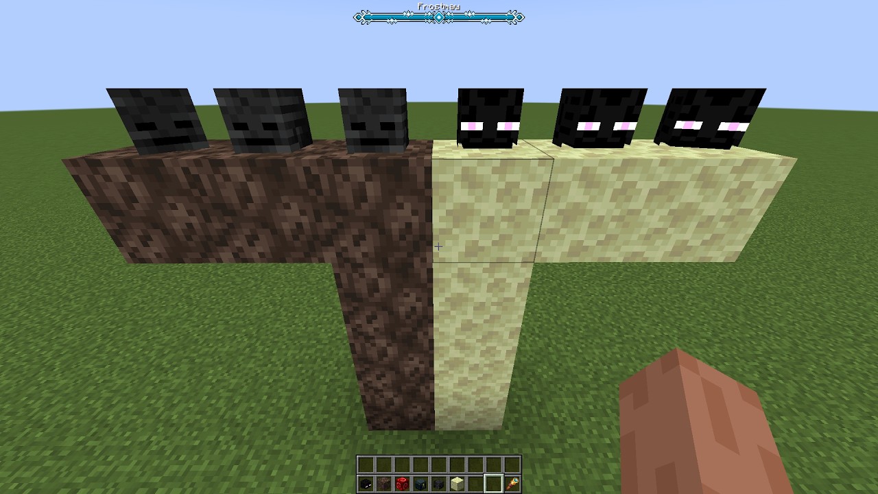 what if you create a Double Enderman Witheeer in MINECRAFT - YouTube
