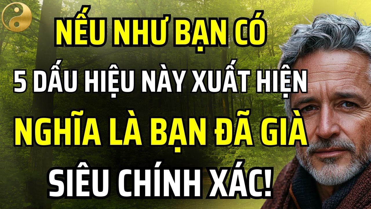NẾU NHƯ BẠN CÓ 5 DẤU HIỆU NÀY, NGHĨA LÀ BẠN ĐÃ GIÀ - CHUẨN KHÔNG SAI! | TÂM SỰ CỔ NHÂN