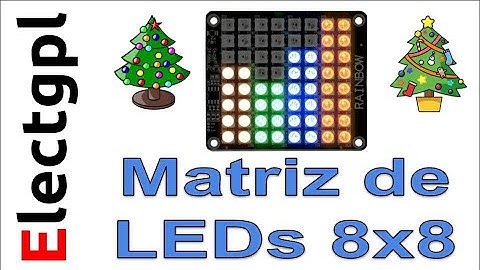 Matriz de Led 8x8 - Animada Navidad