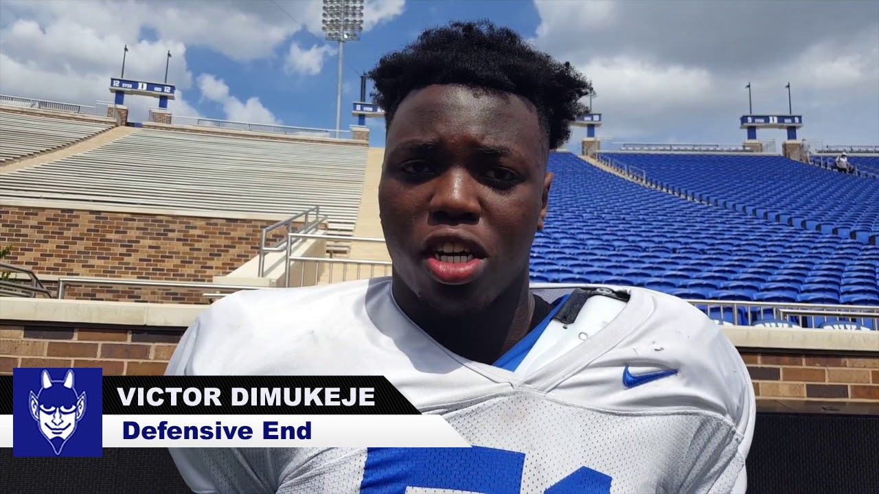 Duke Spring Game Victor Dimukeje YouTube