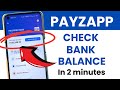 How to Check Bank Balance in PayZapp?