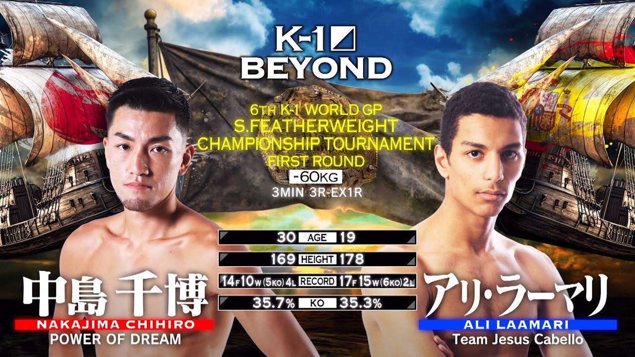 Nakajima Chihiro vs Ali Laamari | FULL FIGHT | K-1 BEYOND - May 31