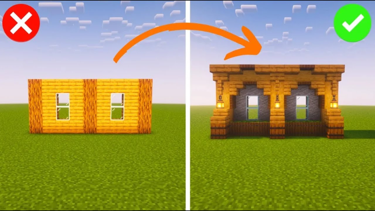 Minecraft 100+ Easy Builds Hacks & Ideas #minecraft #shorts #minecraftshorts