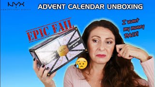 NYX ADVENT CALENDAR 2022 DISASTER UNBOXING * I PAID €‎59.95 FOR WHAT?!* SAVE YOUR MONEY !!