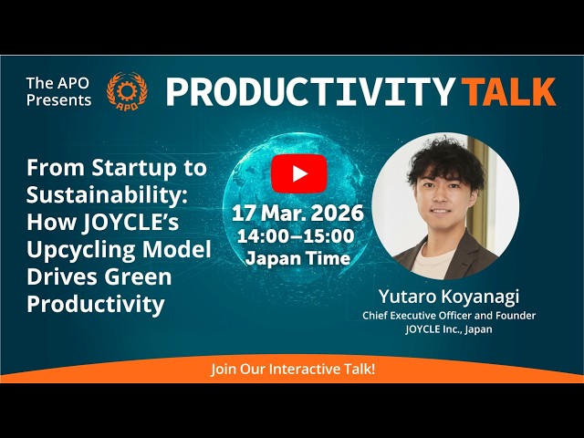 From Startup to Sustainability: How JOYCLE’s Upcycling Model Drives Green Productivity