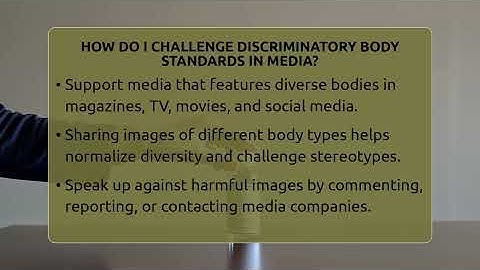 How Do I Challenge Discriminatory Body Standards In Media? - Inside Body Image