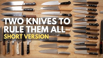 Two Knives to Rule Them All | Essential Knives you NEED | Short Version