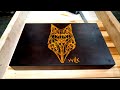 VVILK cutting board / chopping board. Wood inlay. Cnc inlay 4K video