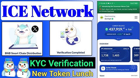 Ice Network BNB Smart Distribution|| Ice Network KYC Verification|| Ice Network New Token lunch