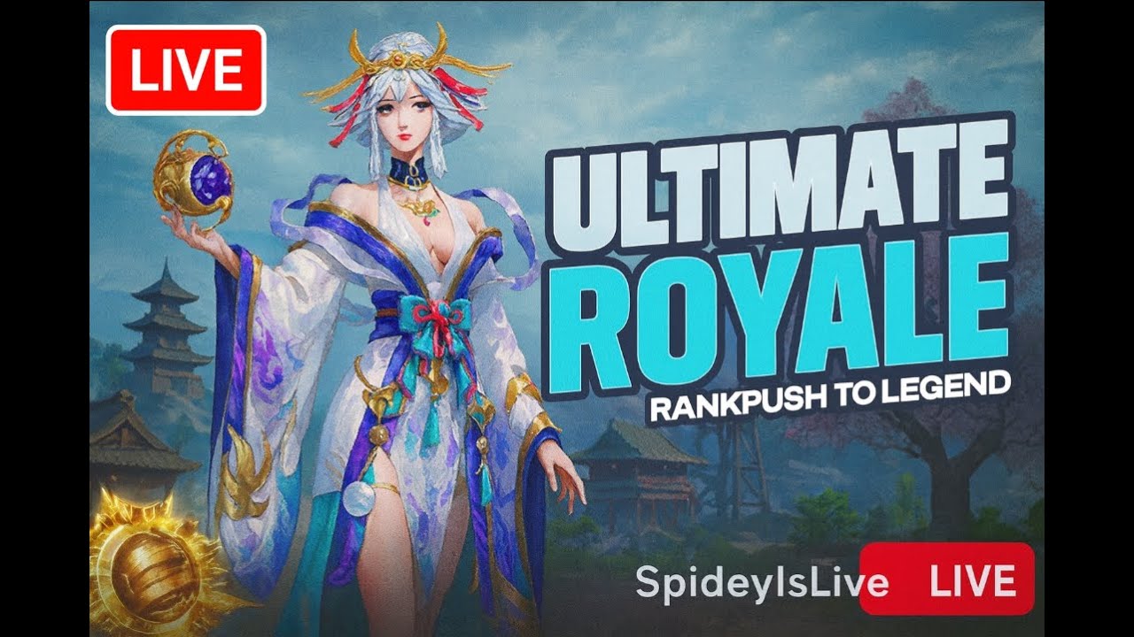 BGMI ULTIMATE ROYALE 🔥 FULL RUSH GAMEPLAY | ROAD TO  LEGEND | SpideyIsLiveYT 