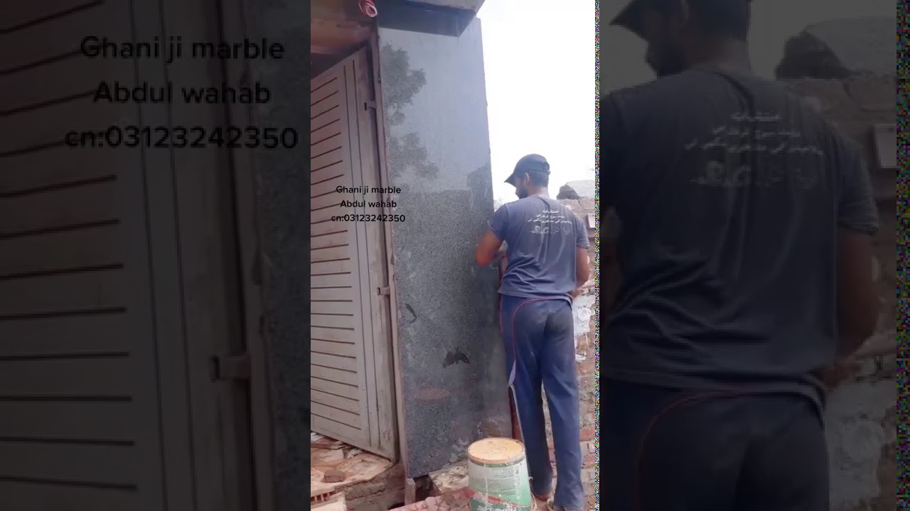 Pillar  full slebs. Granite