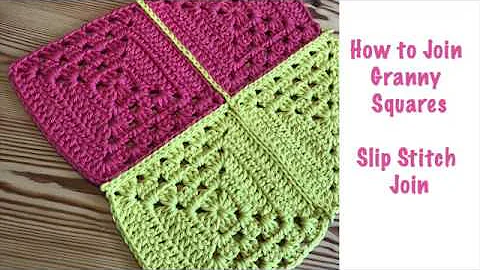 Blossom Crochet: Join Granny Squares with the 'Invisible' Slip Stitch!