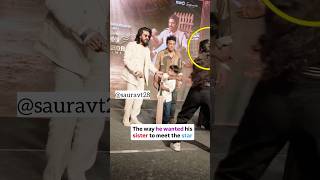 The boy wanted his sister to meet Ram Charan but bodyguards stopped them #shorts #viral #clip #reel