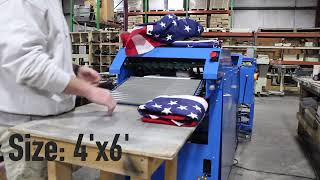 Automatically Folding Flags