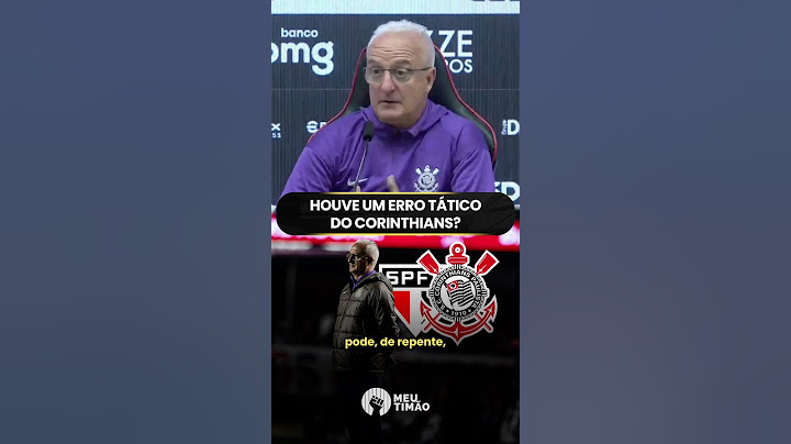 DORIVAL RESPONDE SE HOUVE ERRO TÁTICO DO CORINTHIANS NO MAJESTOSO