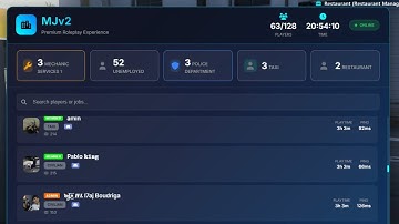 [FREE] 📊 Advanced Scoreboard System | QBCore / ESX / Standalone | MJ DEVELOPMENT