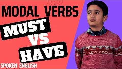 Must VS Have to Modal Verbs in english grammar with examples ||spoken english by Muhammad Hasnain