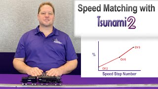 How to Speed Match with Tsunami2 Decoders