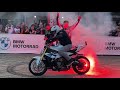 Show stunt et drift bmw s1000r pneu explos 24h motos mans 2022