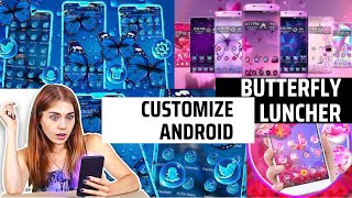 How To Use 2022 Butterfly Launcher theme In Android |how to Android customize | screenshot 1