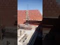 صب الاعمدة الخرسانة بعد بناء الاجر 