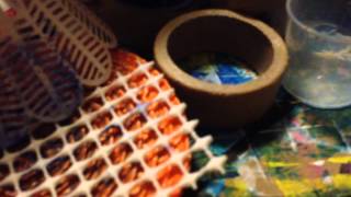 4/22 Friday Project: Found object Stamping.