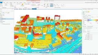 Klasifikace mračna (LiDAR) bodů v prostředí ArcGIS Pro a tvorba 3D modelu města