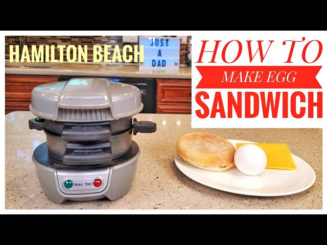Copy Cat Egg McMuffins with the Hamilton Beach Sandwich Maker