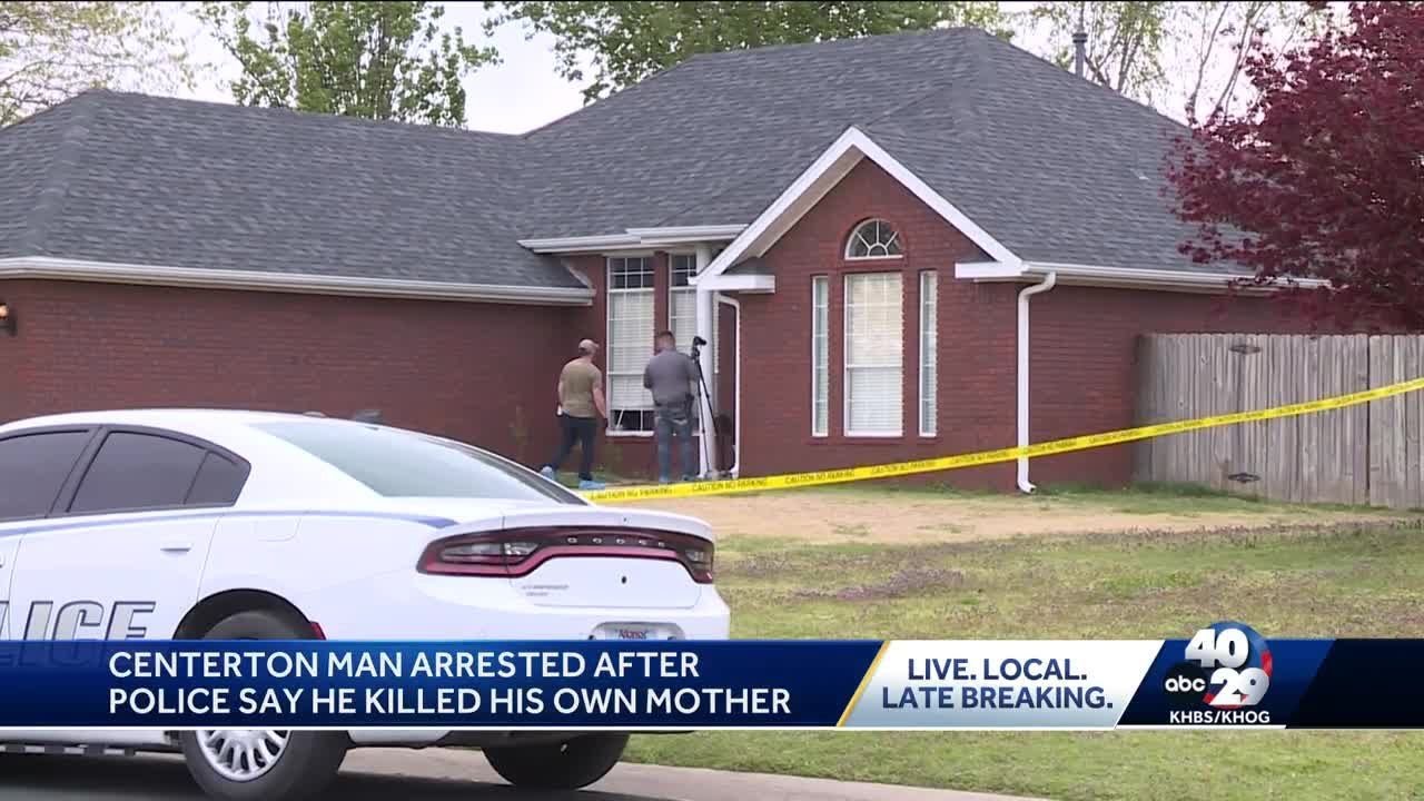 Centerton Man Arrested After Police Say He Killed His Own Mother - YouTube