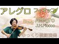 【ゆっくり模範演奏】アレグロ(フィオッコ) J.H.Fiocco :Allegro [slow-tempo]