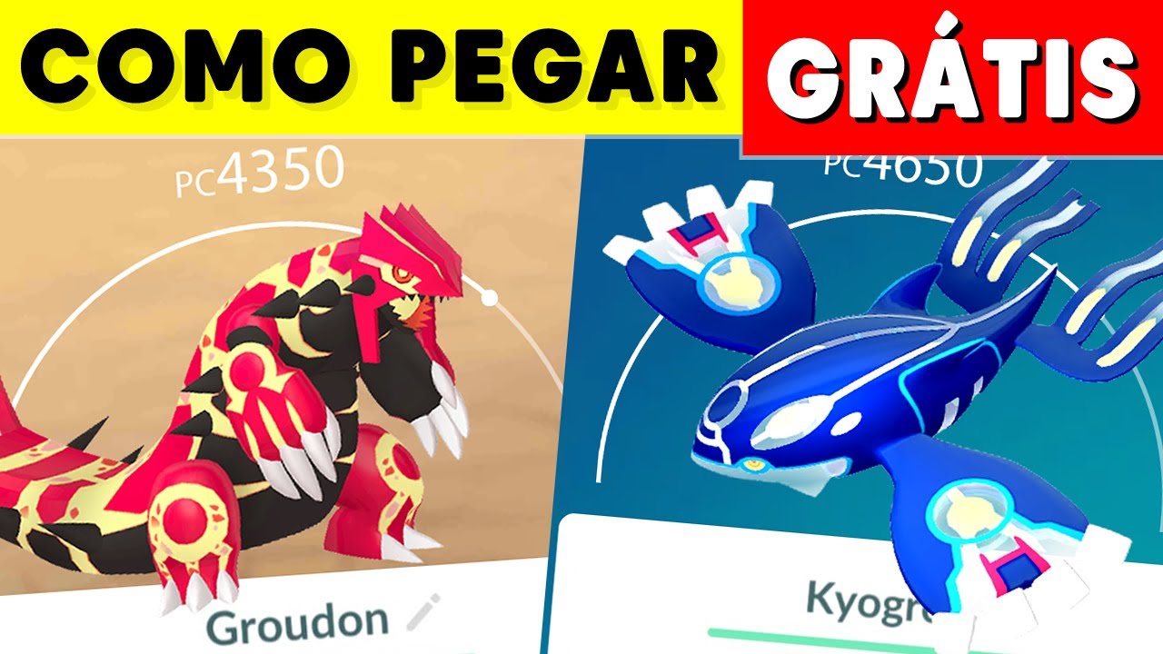 Groudon - Pokemon Lendário - Pokemon Go - DFG