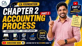 Journal Entries Part 2| Accounts Chapter 2 | CA Foundation Accounts | Accounting Procedure