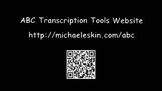 ABC Transcription Tools - Autoscroll Tunes into View